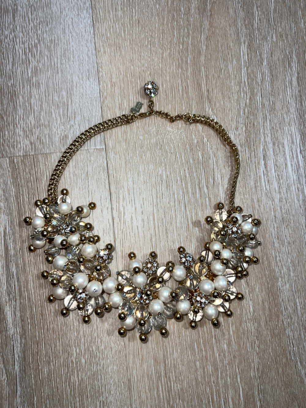 Kate spade New York Faux Pearl Crystal Necklace